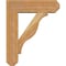 Ekena Millwork Funston Craftsman Rough Sawn Bracket w/ Offset Brace, Western Red Cedar, 6"W x 18"D x 22"H BKT0604X18X22FST04RWR - alternate 4